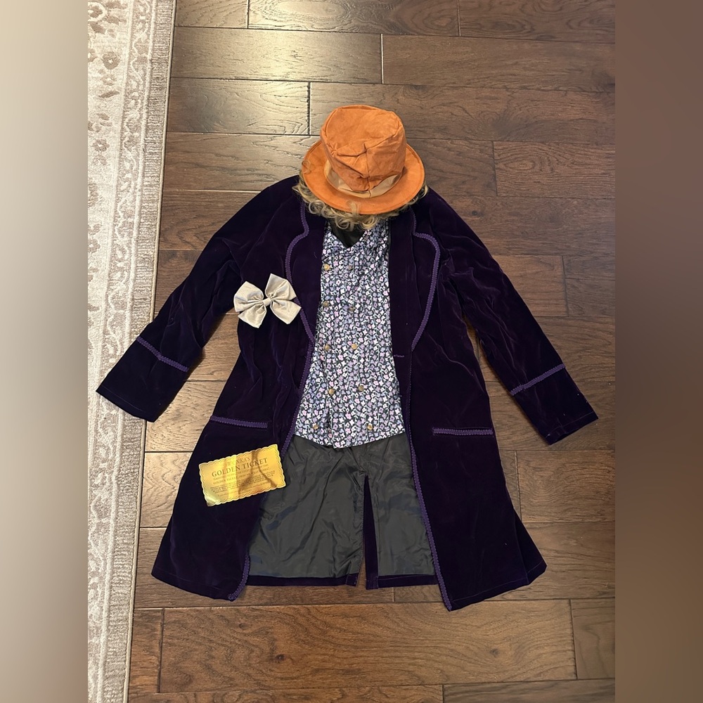 Spirit Halloween Willy Wonka Costume L